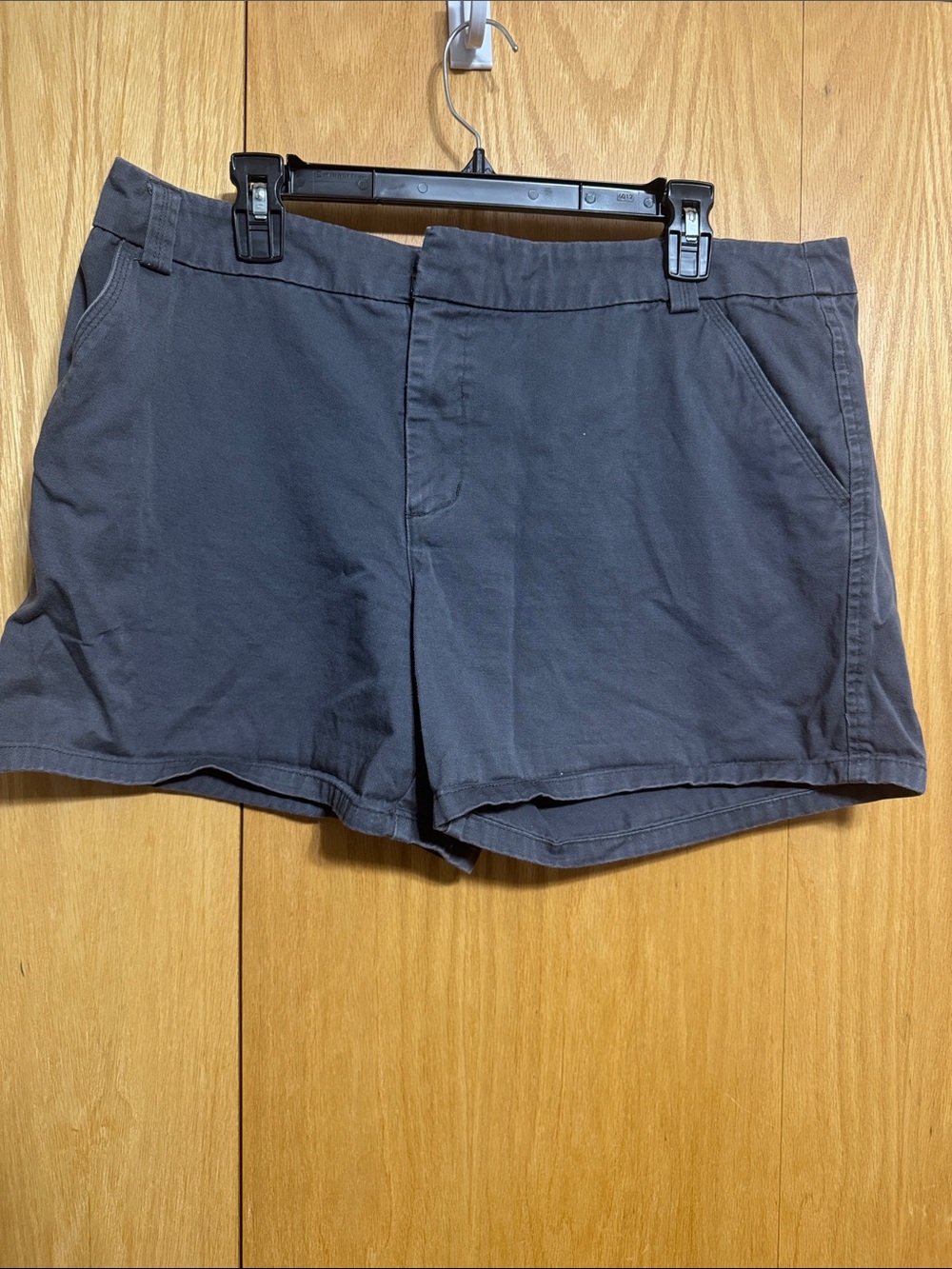 Merona Classic Casual Dark Gray Cotton Shorts